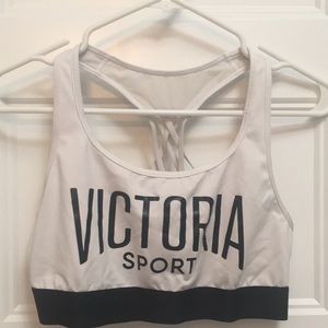 Strappy racer back sports bra Victoria’s Secret